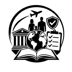 Immigration assistance and legal resources icon